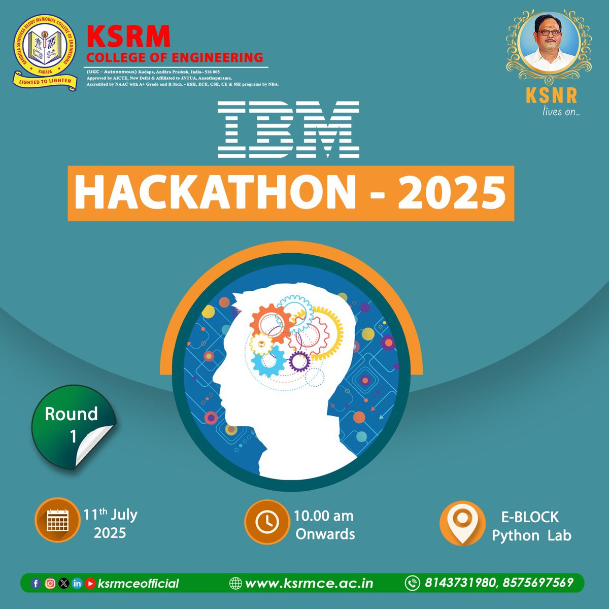 ksrmceofficial's tweet image. #ibm #ibmhackathon #hackathon #ibmhackathon2025 #ksrm #ksrmce #kandulagroups #engineering #kadapa #aicte #jntua #IntiativesofMHRD #ugc #iic #apsche #ksrmibm