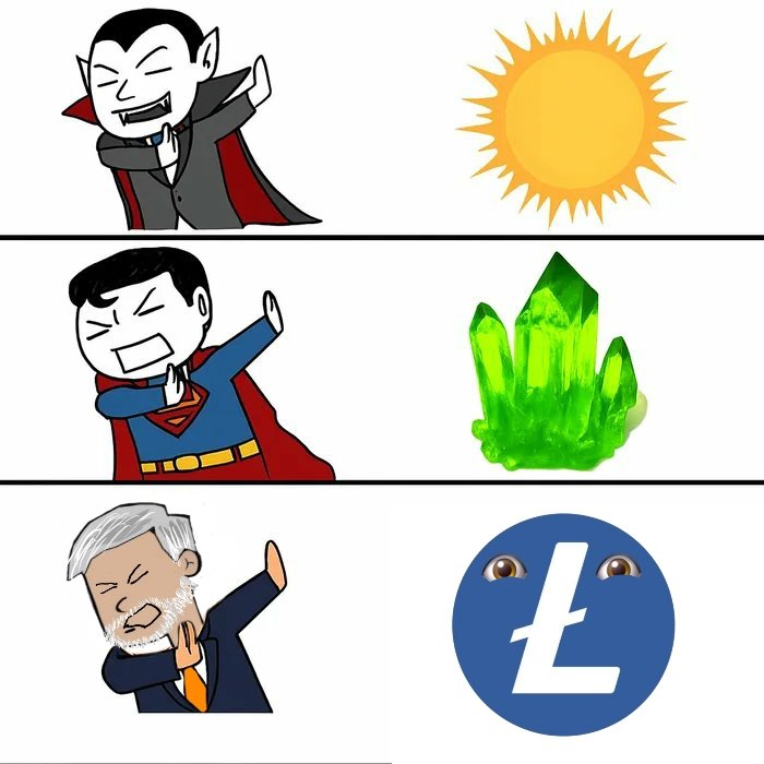 Litecoin, the kryptonite to bitcoin naxis.