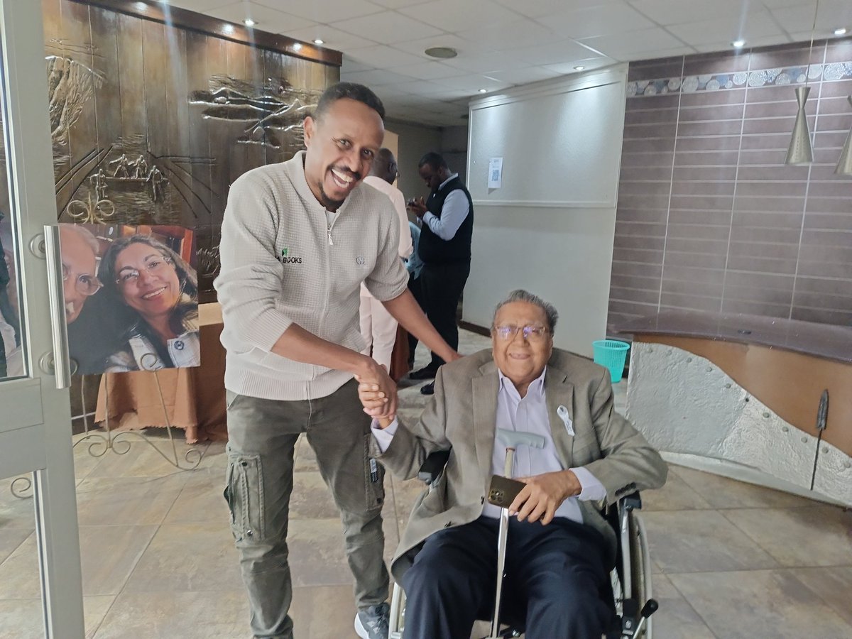 What an honour. 

Had a small chat with Dr Manu Chandaria. He is still strong and healthy. It warms my heart every time I meet great Kenyan businessmen and women. 

Be blessed Mzee.