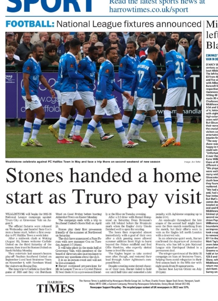 Punchy headline we've come to love and expect from our friends at the Times ( of arra).