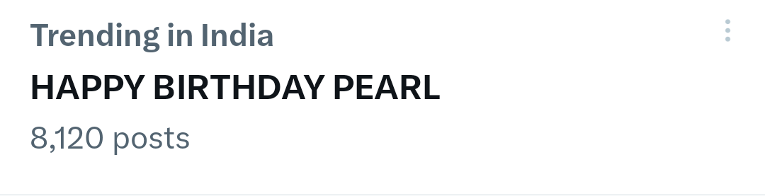 OMG  it's happening I'm crying now  

HAPPY BIRTHDAY PEARL
#PearlVPuri
