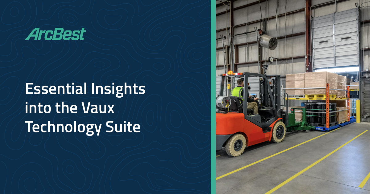 ArcBestCorp's tweet image. Vaux is transforming how businesses manage their supply chains. Learn how it can be a smarter, faster, and safer way to move your freight: bit.ly/4eHKrYM