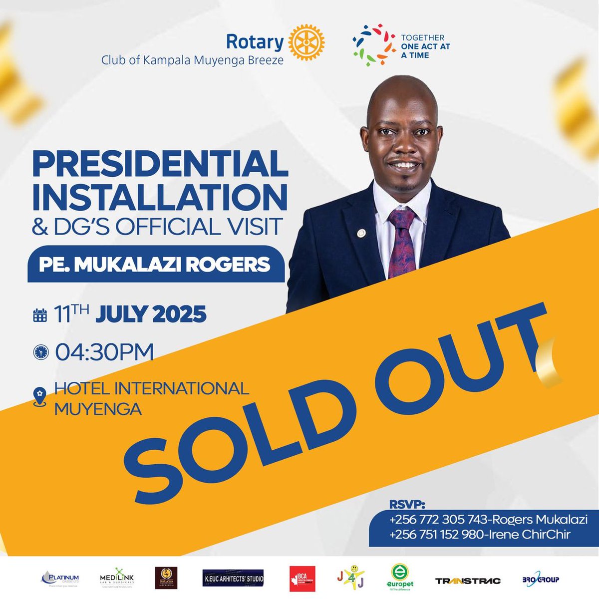 🎉 SOLD OUT! 🎉
Thank you to everyone who grabbed their tickets and a special shoutout to Members for powering this success! 💙 

#RotaryMagic #SoldOut #ThankYouBreezers

And for those that have tickets pls do let us know!!!!