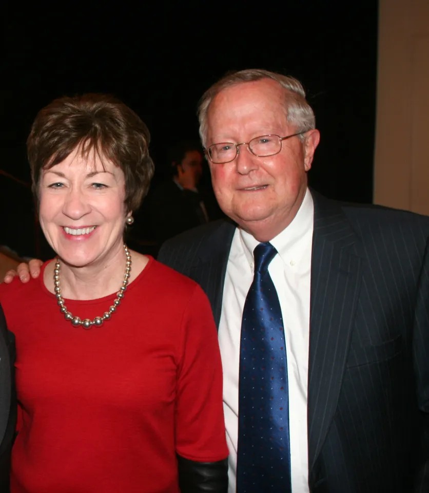 Senator Susan Collins is trending....
Her husband, Thomas Daffron, was a lobbyist and executive at Jefferson Consulting  Group, which received nearly $60 million in government contracts from  2006 to 2016.