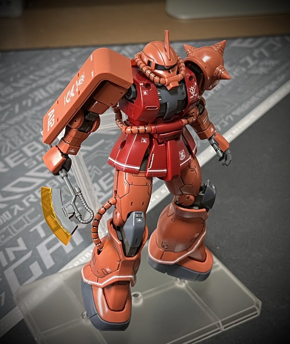 Echo_d09's tweet image. Char’s Zaku ll from Gundam The Origin🪓
