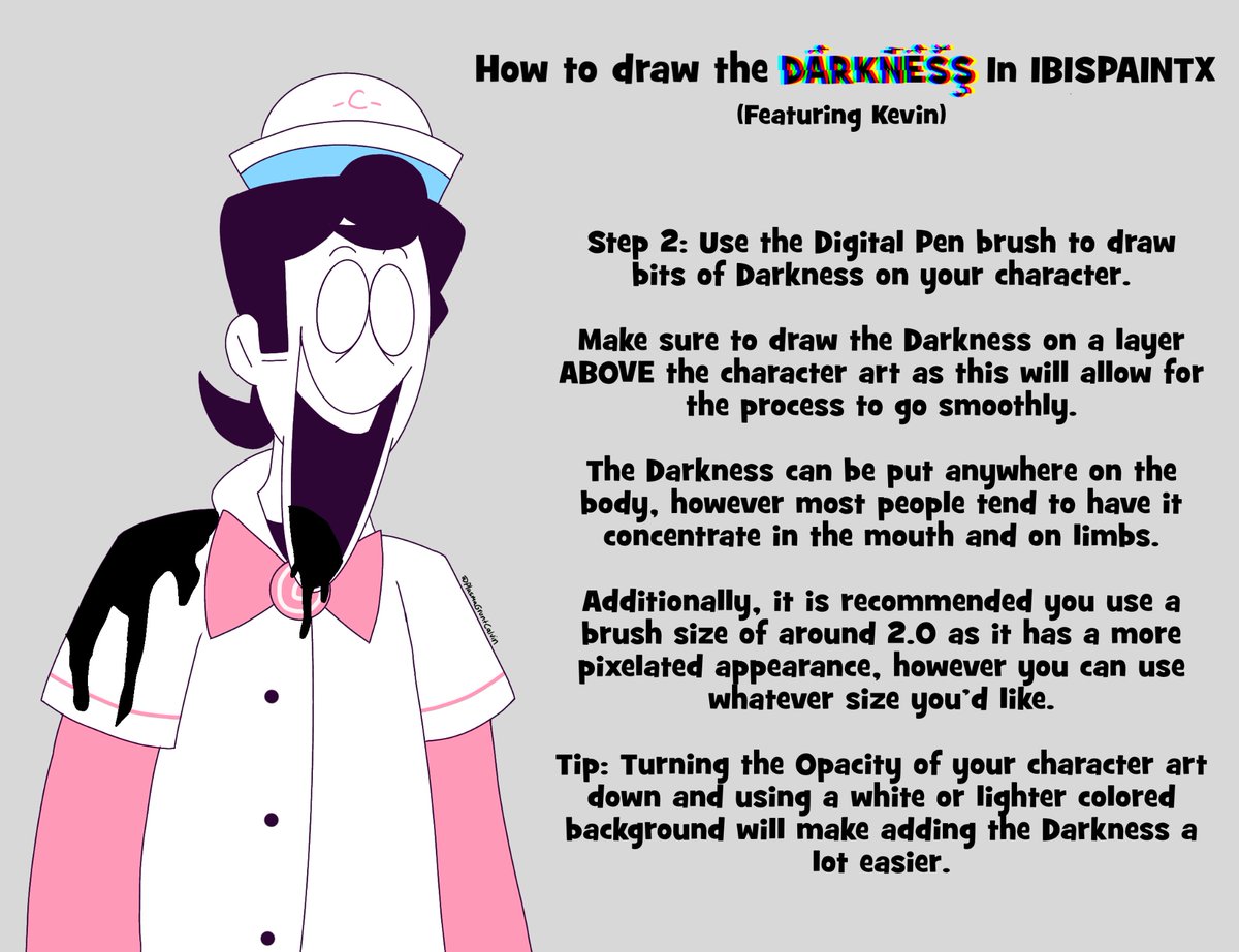 CalvinGrunt's tweet image. Here’s a 🧵 of a tutorial/guide for how to draw blobs of Darkness on your corrupted character designs. (1/2)
Featuring Kevin from Spooky Month
#pibbyapocalypse #pibbyglitch #spookymonthfanart #spookymonth