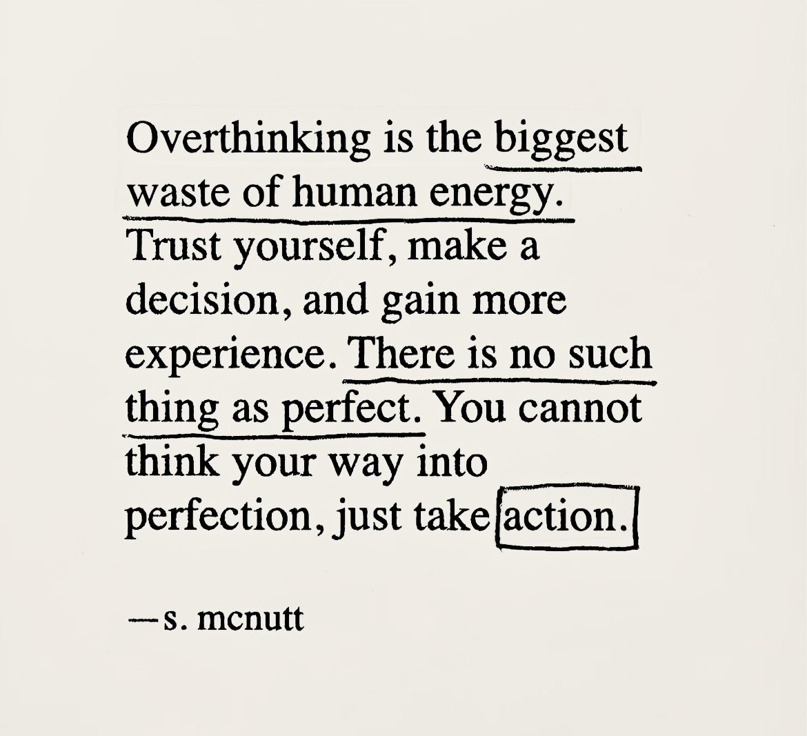 just take action.