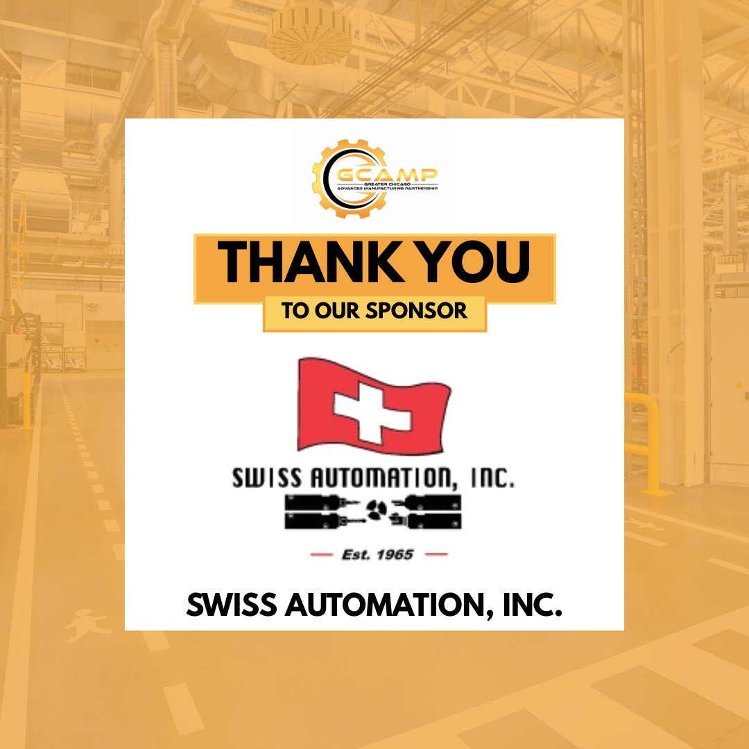 GCAMP (@gcampmfg) on Twitter photo Thank you to GCAMP Executive Sponsor, <a href="/SwissAutomation/">Swiss Automation</a>!
We admire their commitment to the future of manufacturing and appreciate their invaluable support. GCAMP is grateful to our entire Circle of Champions! Thank you to GCAMP Executive Sponsor, <a href="/SwissAutomation/">Swiss Automation</a>!
We admire their commitment to the future of manufacturing and appreciate their invaluable support. GCAMP is grateful to our entire Circle of Champions!