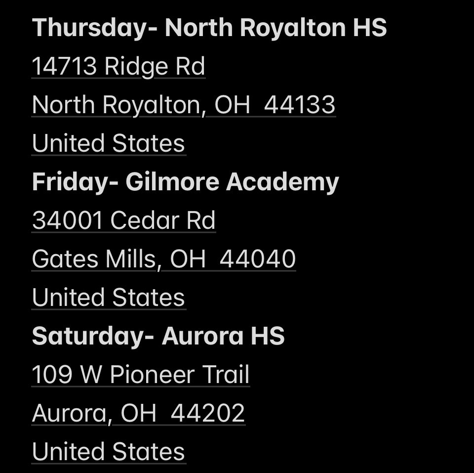 Noah Jungwirth (@jungwirthnoah40) on Twitter photo I am very excited for this weekend in Cleveland! Here is my schedule for this tournament.
<a href="/PrepBaseOHScout/">Prep Baseball Ohio Scouting Coverage</a> <a href="/splitfingerMI/">Splitfinger Baseball</a> I am very excited for this weekend in Cleveland! Here is my schedule for this tournament.
<a href="/PrepBaseOHScout/">Prep Baseball Ohio Scouting Coverage</a> <a href="/splitfingerMI/">Splitfinger Baseball</a>