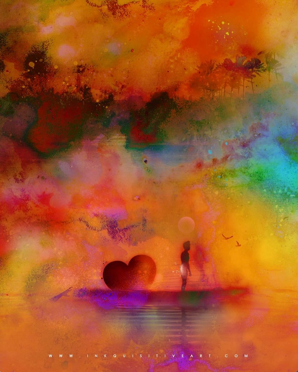 be patient as things clear out and understand everything, even this moment… is temporary.

know that everything has a way of working out. it always does.

Art: Heavy Heart II (2024)
