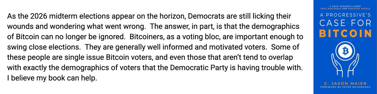 cjasonmaier's tweet photo. #Bitcoin 
@TheDemocrats @dccc @HouseDemocrats @SenateDems @dscc https://t.co/4a5mKngDOR
