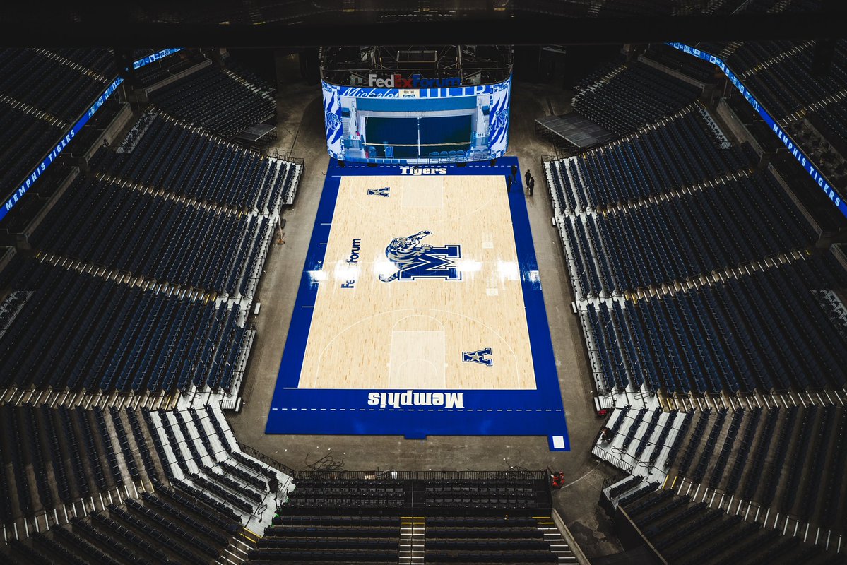 Memphis_MBB's tweet image. New era. New memories.
The new look inside FedexForum Ⓜ️