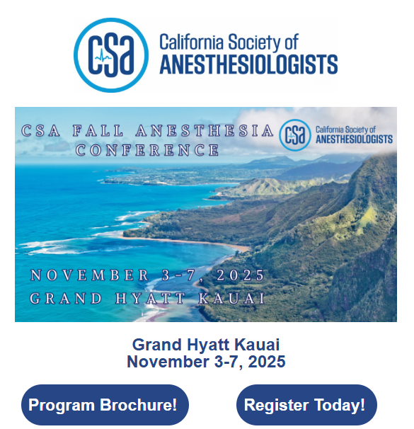 I'm looking forward to this! The 2025 <a href="/CSAHQ/">CSA</a> Fall Conference in Kauai - check out the program Chaired by <a href="/EugeniaAyrian/">Eugenia Ayrian</a> and register csahq.org/events/ 

Great topics, speaker lineup, and location!