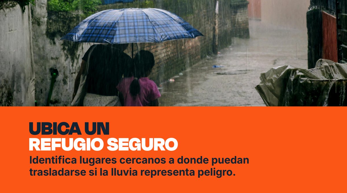 Las lluvias pueden llegar sin aviso, pero estar preparados sí depende de nosotros. 🌧️👨‍👩‍👧‍👦

Desde casa, con acciones simples, podemos proteger lo que más amamos.

Prevenir es cuidar con amor. 🧡

#FamiliasPreparadas #TemporadaDeLluvias #ProtecciónConAmor #WorldVisionElSalvador