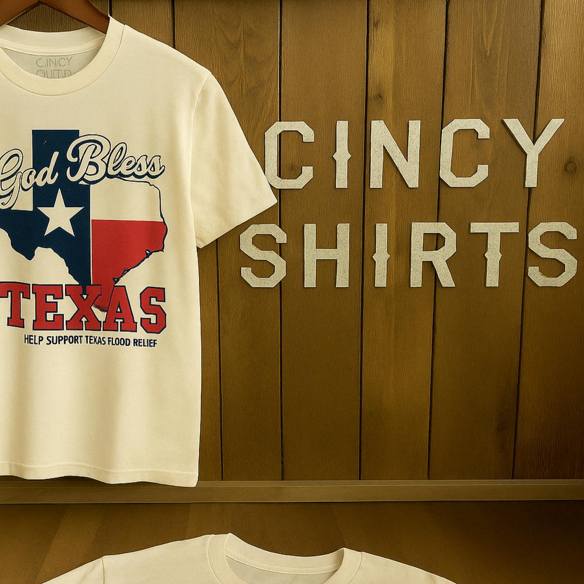 The news out of Texas continues to be heartbreaking, so we are still selling our God Bless Texas shirt to raise money for the Kerr County Flood Relief Fund. They are on the front-lines of providing much-needed support to the families and communities recovering from the tragic