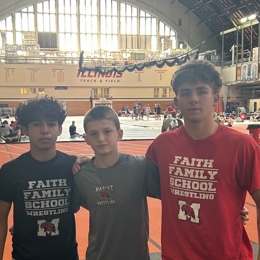 Fargo week begins Saturday! Good luck to all of Team Illinois, and especially Elio Gil, Crue Hatchell, and Ethan Sonne, who will be representing Marist in addition to Illinois.