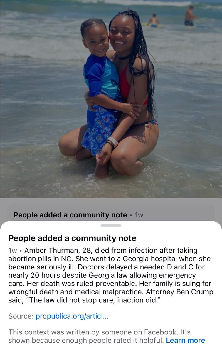 Hillary Clinton tried spreading the Amber Thurman lie.

Amber died from an infection after taking abortion pills and incompetent doctors delayed her care. Her death was ruled preventable.

This had nothing to do with Trump or SCOTUS.

All Democrats do is lie.