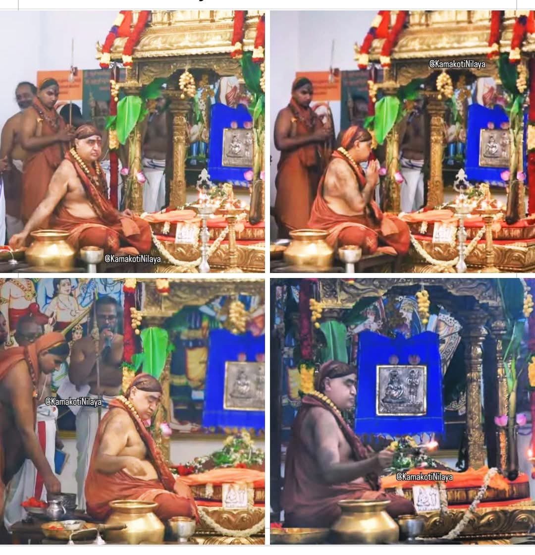 starsurya1992's tweet photo. if KSM is using the picture found in sri varadharaja swami temple, then they are doing pooja to “vyasa bagavan and madwaachara “ during their vyasapooja and not adhi sankara . we from madwa community have informed them almost an year back abt this misconception of theirs. https://t.co/QGrlKmrTcd