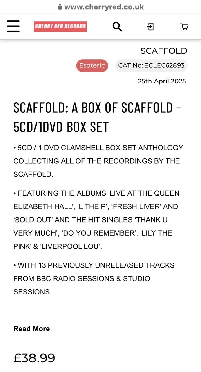 _MikeMcCartney_'s tweet image. “Only £38.99 for ALL that!!! Cheap at 1/2 the price!” said Mike Scaffold *McGear McCartney