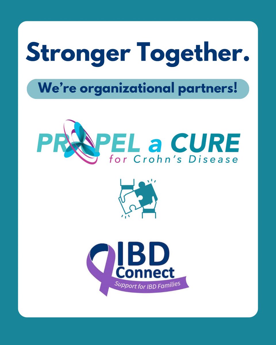 propelacure's tweet image. We’re excited to share that Propel a Cure & IBD Connect are officially organizational partners! By uniting our efforts, we’re strengthening both sides of the fight against #IBD by providing critical support for families today & fueling groundbreaking research for tomorrow. Our…