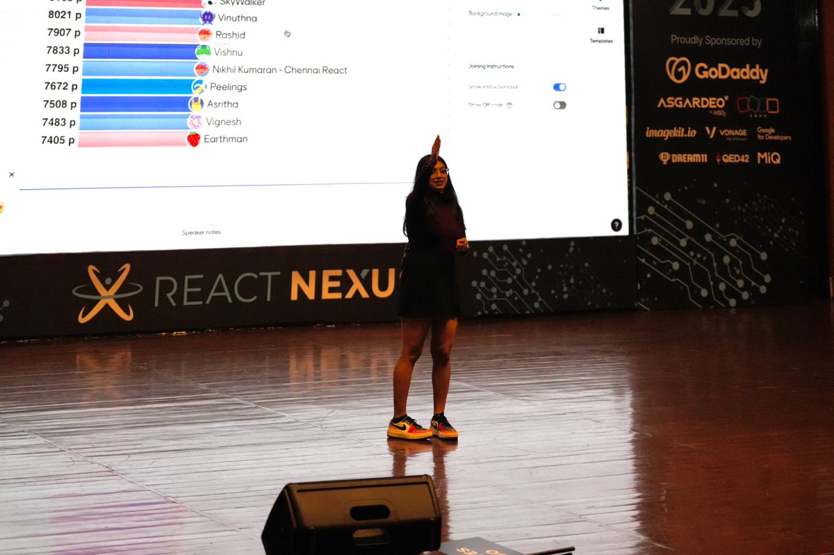 Adyasha8105's tweet image. It’s been almost a week since @ReactNexus and I’m still thinking about how fun it was to be the MC for all 3 days. So many good moments, spontaneous laughs, and small lessons along the way. Truly grateful for the experience 💙