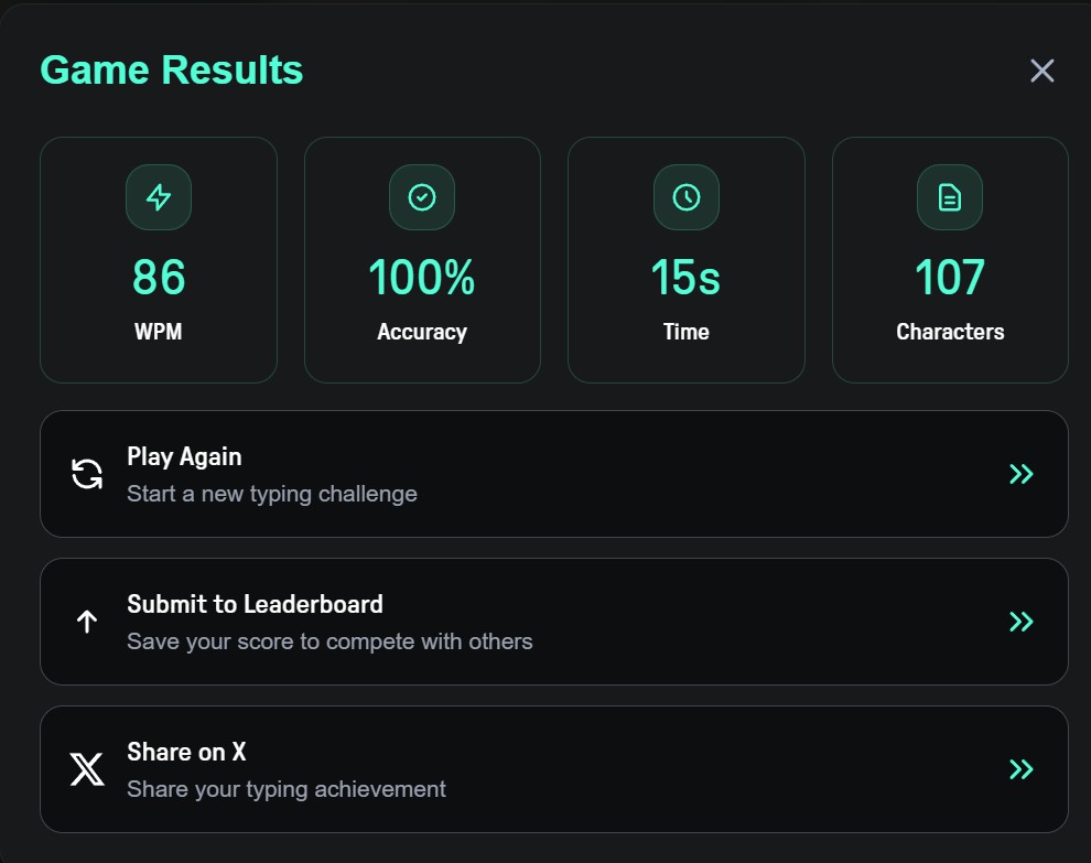 IRYS 타자게임 해봤습니다
한글이면 잘했을텐데 영문 타이핑 쉽지않네요
