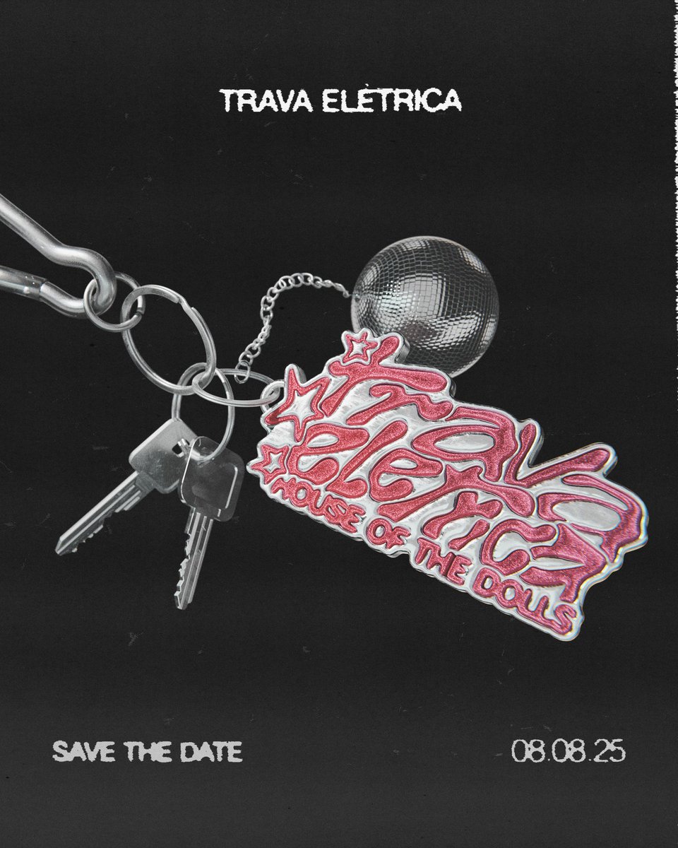 Muito feliz em anunciar a volta da trava elétricaaaaaa!!! Salvem a data 08.08.2025 e aguardem mais informações  lovers 💥💥🙏🏽💟💫💫💫💟🏳️‍⚧️🏳️‍⚧️🏳️‍⚧️