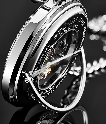 AmazonDealWin's tweet photo. PRIME DAY DEAL 30% OFF - Stuhrling Original Men's Pocket Watch Stainless Steel Analog Skeleton Watch Hand Wind Mechanical Movement Stainless Steel Chain

https://t.co/zXgIgMSoi2

Product details
Item display length: 0.59 inches
Item width: 29.2 centimeters
Material: Brass
Clasp type: No Clasp
About this item
Stainless steel pocket watch featuring skeleton dual-sided dial, Roman numeral hour markers, and 12" link chain with belt clip
Mechanical hand wind movement with analog display
Dual sided protective Krysterna crystal dial window
Mechanical Movement the crown needs to be wound 25 -30 winds or until you feel resistance, every twenty four to thirty six hours

https://t.co/zXgIgMSoi2
