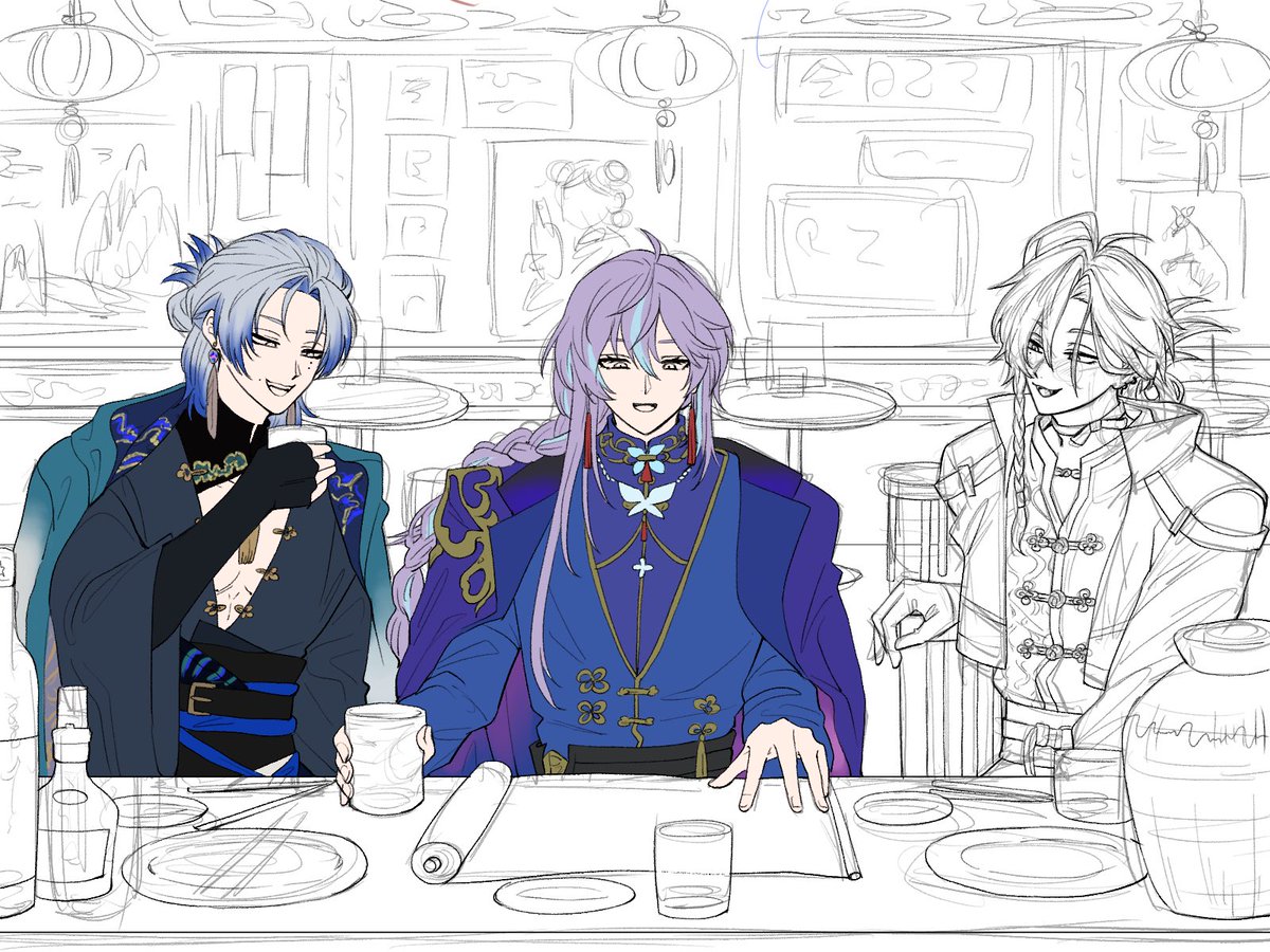 ごちゃごちゃ細かいものを描きたい欲求があるものの、それを描き切る堪え性がない 