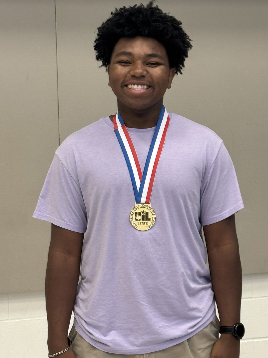 Congratulations to Kamrin Gordon on being named an Outstanding Soloist at the Texas State Solo and Ensemble Contest at the end of May. Only the top 2% of over 15000 students achieve this recognition!! We are so proud of him and we are gonna miss him like crazy! <a href="/GISDFineArts/">GISD Fine Arts</a>