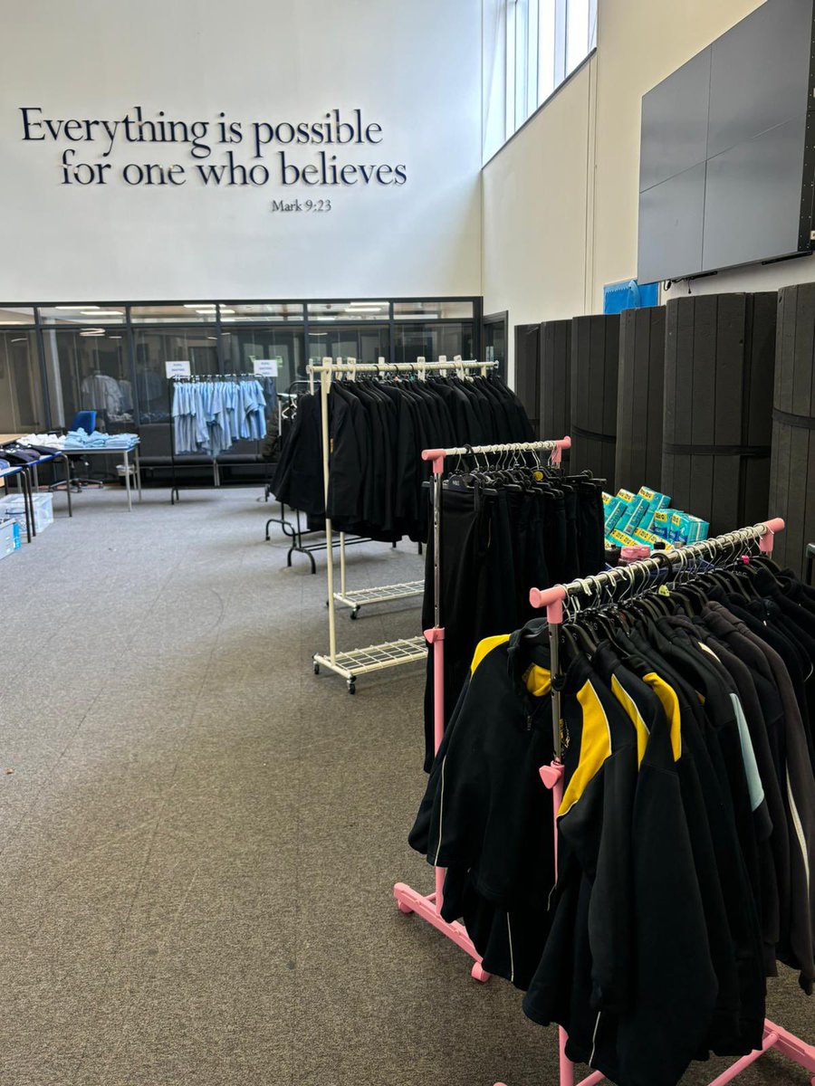 St Bede’s annual recycling event Saturday 12th July 10am-12pm in the main school building. Join us for lots of pre loved uniform - free of charge 🏫