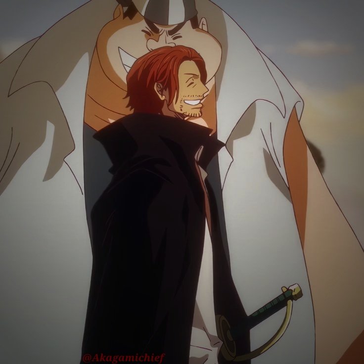 ℜ𝔢𝔡 ℌ𝔞𝔦𝔯𝔢𝔡 𝕾𝖍𝖆𝖓𝖐𝖘 (@akagamichief) on Twitter photo 