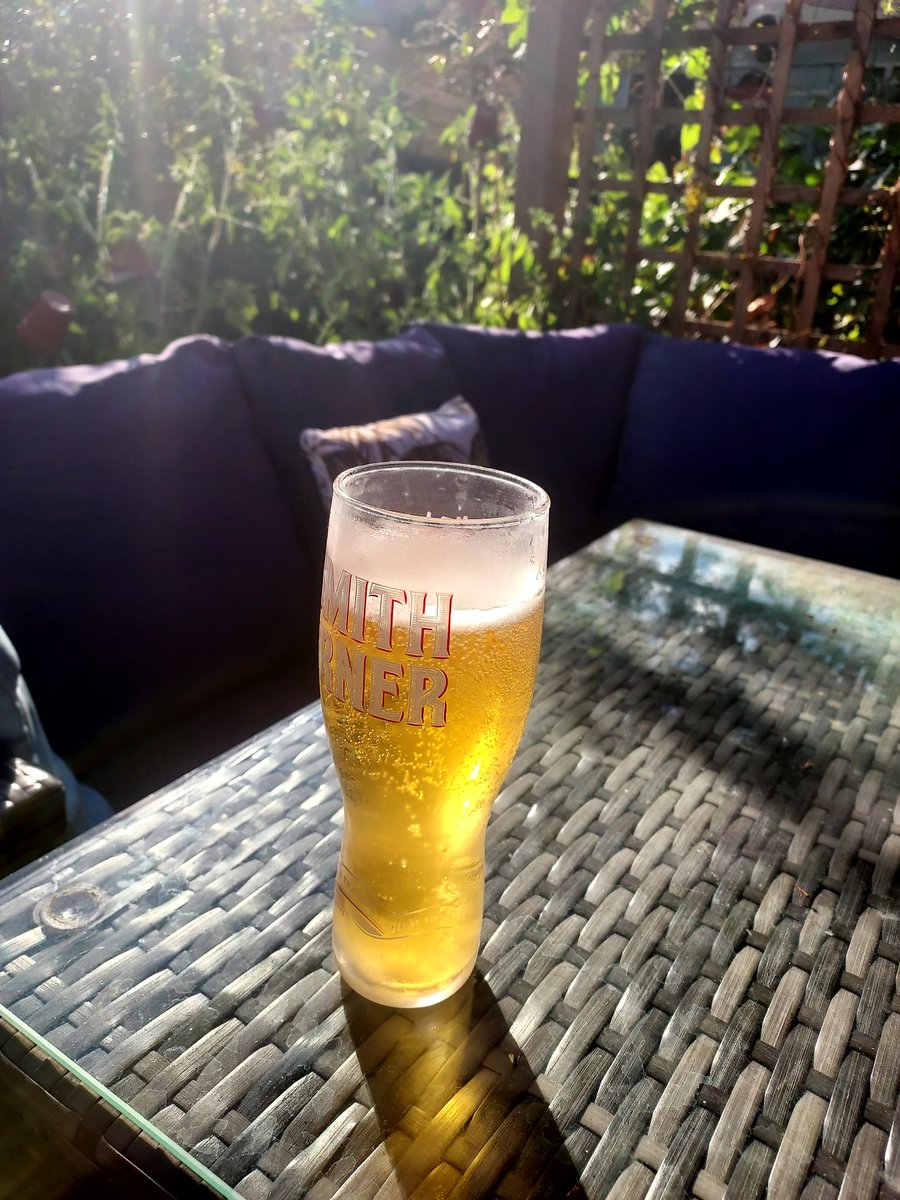 +Top tip+ Pretend to be on your hollibobs, stick yer beer glass in the freezer for a few hours then crack open a cold one. 
Man alive it takes it to another level. 
Prestige.
You can thank me later. Cheers.