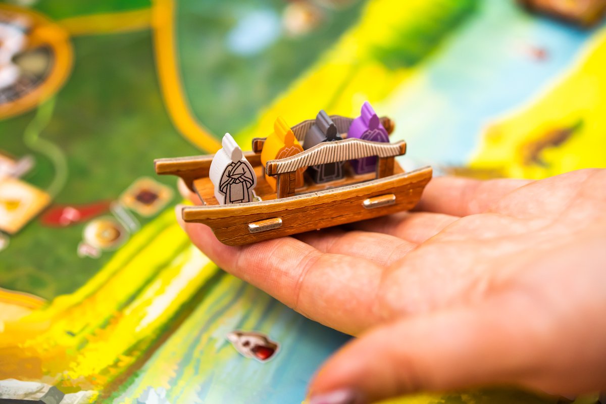 BoardAndDice's tweet photo. We know you're all eagerly waiting for Tainxia - and while it’s not available in our webstore just yet, let’s feast our eyes on some photos in the meantime! ✨
The game looks absolutely amazing, with all those wooden components featuring heatprint and the incredible artwork. https://t.co/IaBD9SxcsA