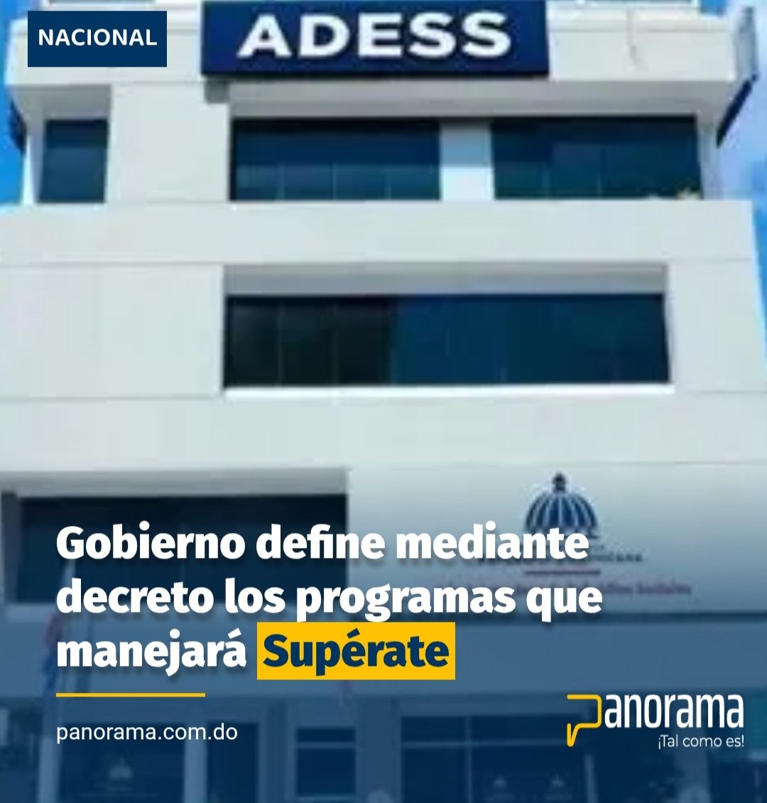 panorama_do's tweet image. #Panorama_Nacional

El Poder Ejecutivo estableció mediante el Decreto 356-25, los nuevos componentes y programas que ejecutará la Dirección de Desarrollo Social Supérate, la primera fusión concretizada como parte del Plan de Eficientización y Racionalización del Estado