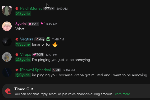 virepassed's tweet photo. just some tomfoolery in the tori client discord https://t.co/trYoFe2PD6