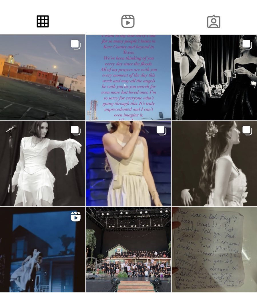 Ianacore's tweet image. whenever lana’s on tour she goes back to her 2022 binge posting… life is worth living