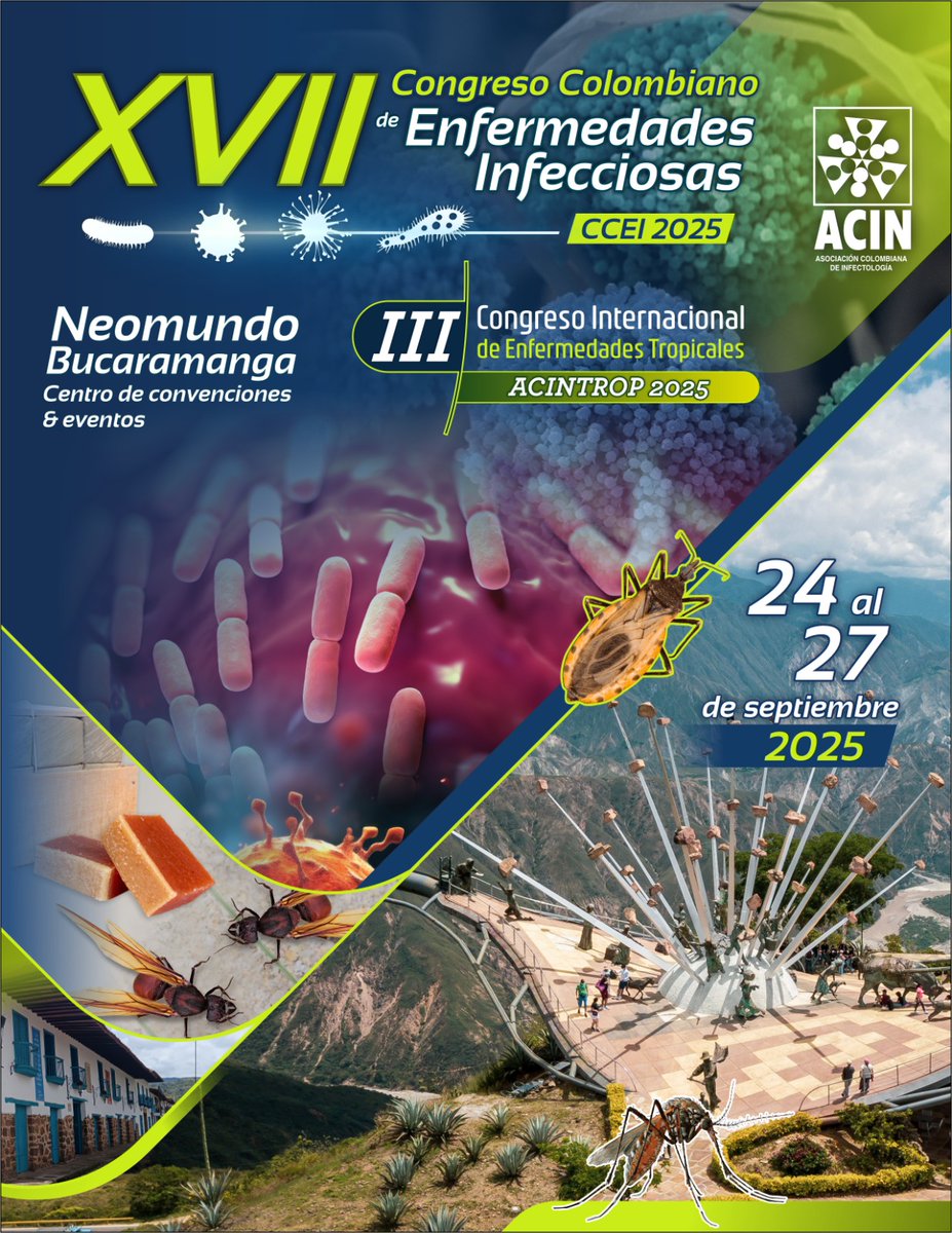 ACINNACIONAL (@acinnacional) on Twitter photo Aprendamos sobre Acinetobacter baumannii y otras bacterias resistentes. XVII Congreso Colombiano de Enfermedades Infecciosas CCEI2025 en Bucaramanga, 24‑27 de septiembre. Inscríbete aquí ➡️ instagram.com/reel/DKdGi7iS9… #CCEI2025 #EnfermedadesInfecciosas <a href="/josemillanonate/">JOSE OÑATE</a> Aprendamos sobre Acinetobacter baumannii y otras bacterias resistentes. XVII Congreso Colombiano de Enfermedades Infecciosas CCEI2025 en Bucaramanga, 24‑27 de septiembre. Inscríbete aquí ➡️ instagram.com/reel/DKdGi7iS9… #CCEI2025 #EnfermedadesInfecciosas <a href="/josemillanonate/">JOSE OÑATE</a>