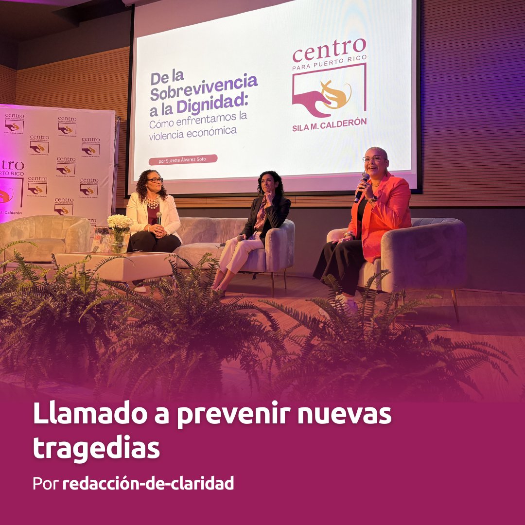 CentroparaPR's tweet photo. Claridad Puerto Rico destaca el llamado de Ce-Transforma del Centro para Puerto Rico a fortalecer las redes de apoyo para quienes enfrentan violencia.
Gracias a @claridadpr por visibilizar este esfuerzo.
📞 Para orientación o apoyo, comunícate al (787) 296-8622
#CeTransforma https://t.co/Sh33DDzYEw