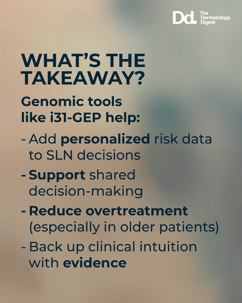 Explore these case-based insights on the use of gene expression profile testing, also known as #DecisionDx-Melanoma, in clinical practice. tdd.mydigitalpublication.com/april-may-2025…