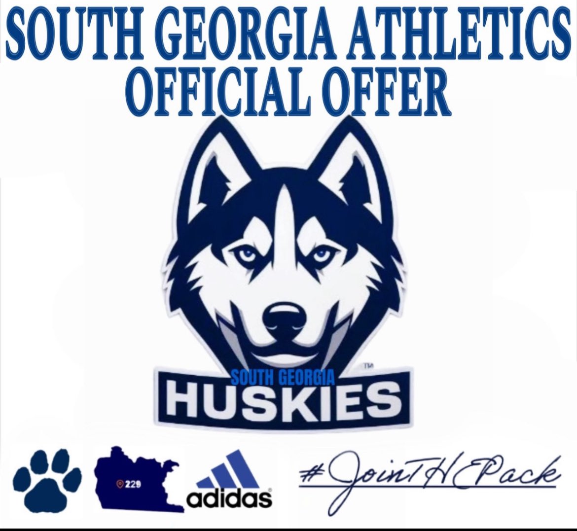 AwotundeAlston (@awotunde_alston) on Twitter photo After a great phone call with <a href="/AnthonyHol19918/">Coach Holmes, DB Position Coach</a> I am BLESSED to receive an Official offer from South
Georgia Huskies!
<a href="/oc_lincoln/">coachOCLincoln</a> <a href="/Paul_Litvak/">Coach Litvak</a> After a great phone call with <a href="/AnthonyHol19918/">Coach Holmes, DB Position Coach</a> I am BLESSED to receive an Official offer from South
Georgia Huskies!
<a href="/oc_lincoln/">coachOCLincoln</a> <a href="/Paul_Litvak/">Coach Litvak</a>