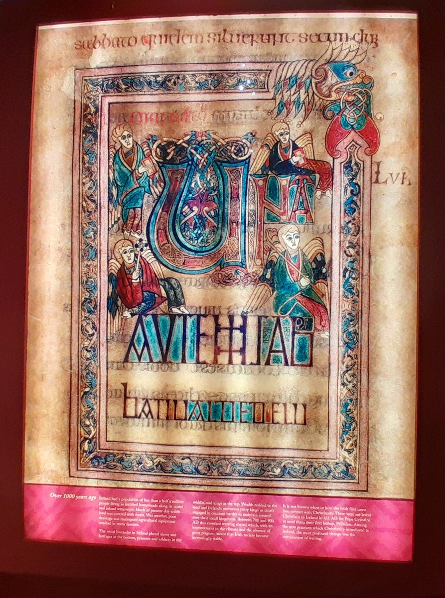 Lorne MacLeod (@lorneoban) on Twitter photo Wonderful to view the #BookOfKells at <a href="/tcddublin/">Trinity College Dublin</a> today and reflect on the sophistication, artistry, skill and commitment of those responsible for its creation in the year c.800 AD, most likely in the Isle of Iona. #EileanÌ #Soisgeul #Gospel #ColmCille Wonderful to view the #BookOfKells at <a href="/tcddublin/">Trinity College Dublin</a> today and reflect on the sophistication, artistry, skill and commitment of those responsible for its creation in the year c.800 AD, most likely in the Isle of Iona. #EileanÌ #Soisgeul #Gospel #ColmCille