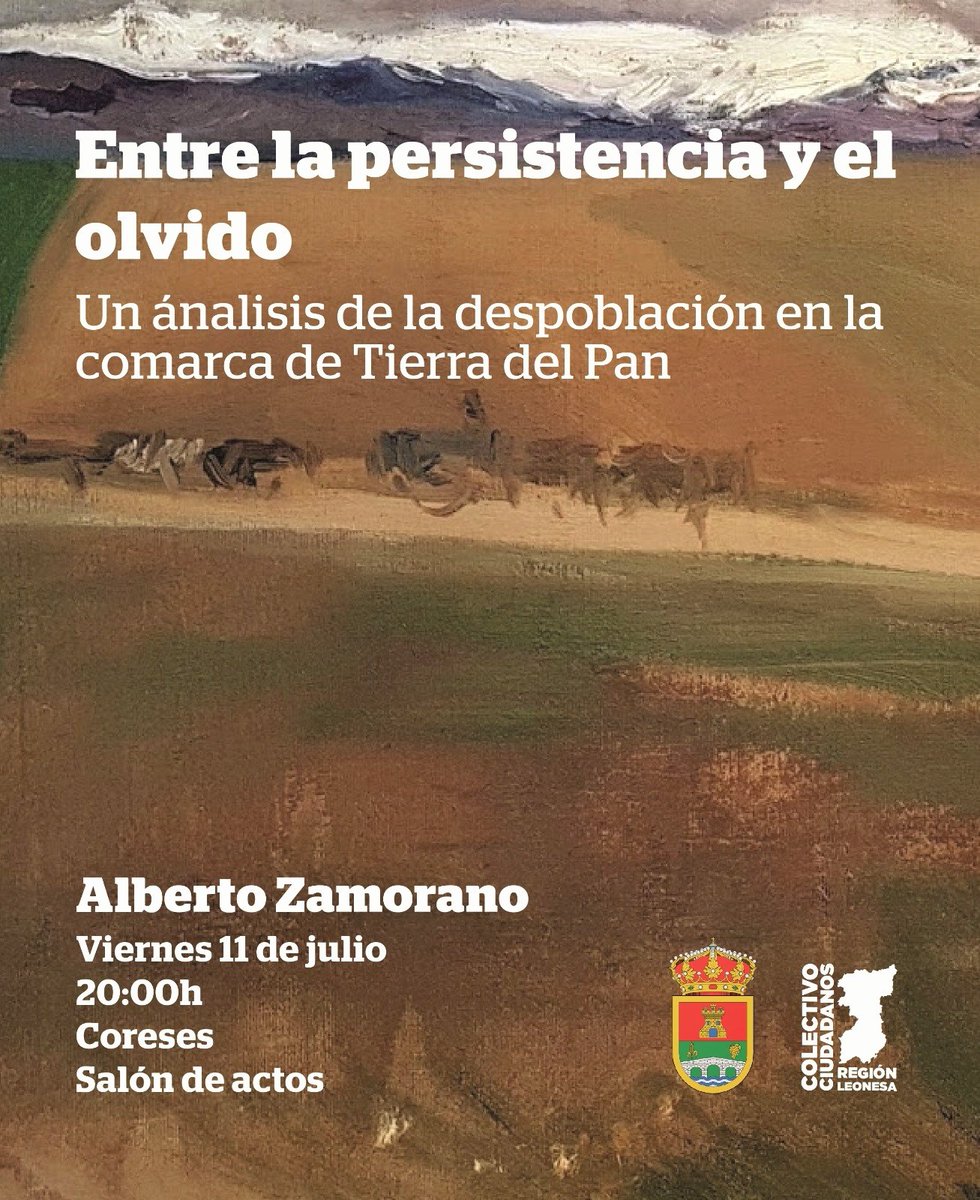 Mis raíces se hunden en Coreses. De ahí son mis abuelos, y los abuelos de mis abuelos. 
A Coreses vuelvo para hablar de raíces, despoblación y futuro.
Este viernes a las 20h en el salón de actos. Nos vemos en casa 🏘️