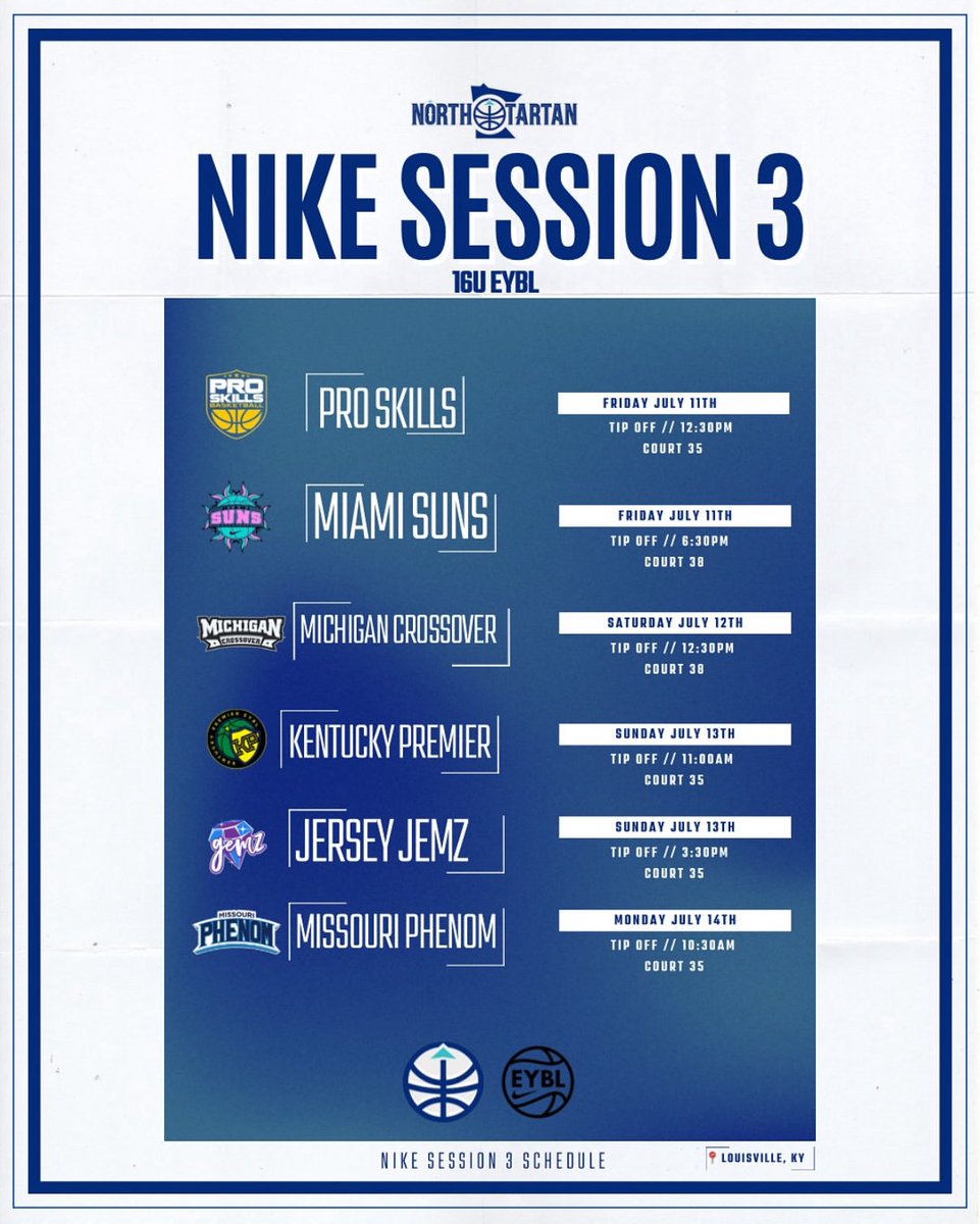 maggieDyer2028's tweet photo. Schedule for session 3! Grateful to be playing with 16s these next two weekends!! https://t.co/PPasxxx0M8