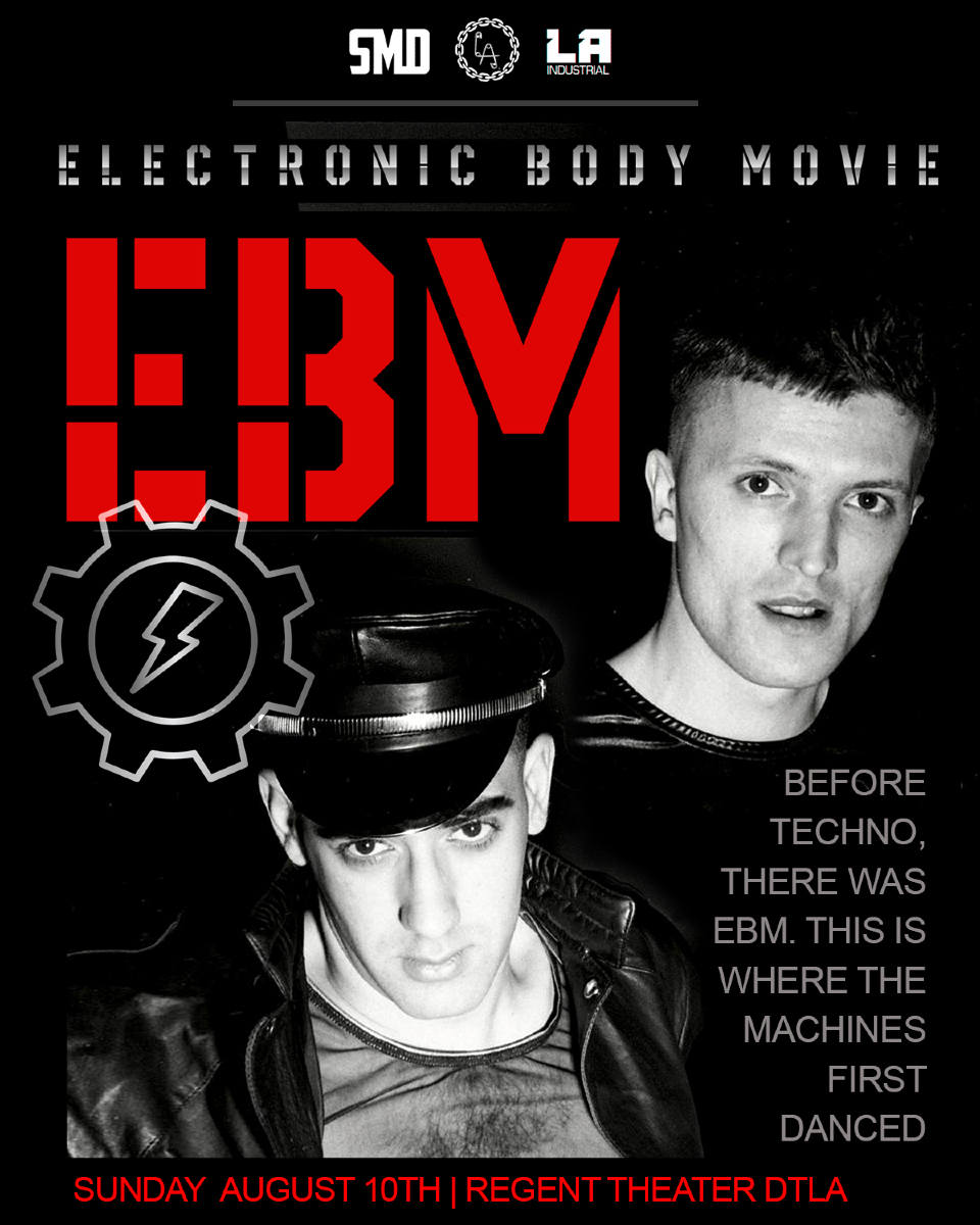 RegentTheaterLA's tweet image. Lethal Amounts, LA Loves Industrial, and SMD present the LA premiere of Electronic Body Movie happening Sun, August 10th.
Tickets are on sale now at regentdtla.com