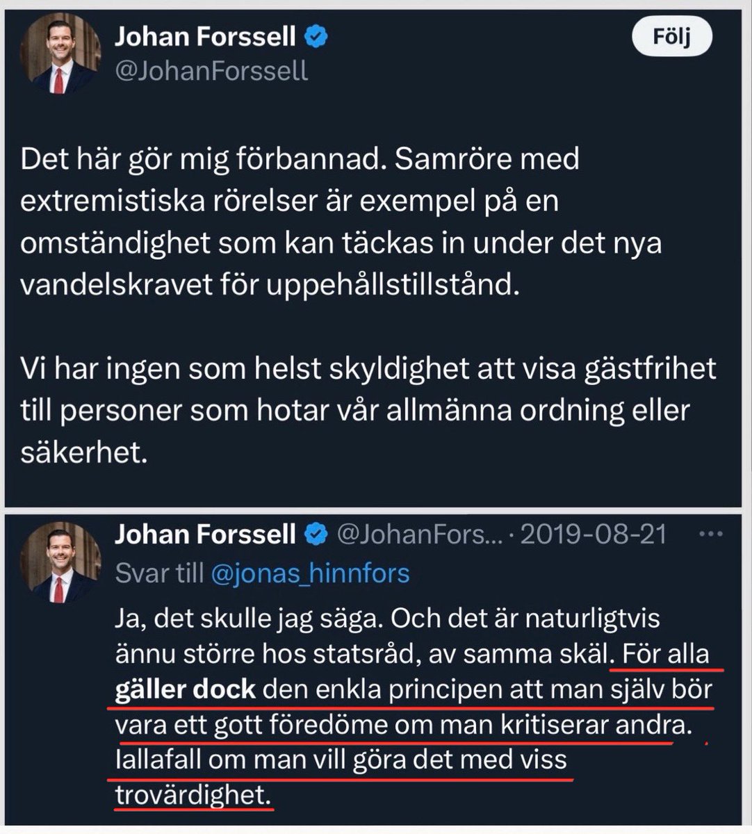 Det ultimata hyckleriet. 

#nazigate #Forsellgate #svpol #svpolitik #Sverige #Sweden