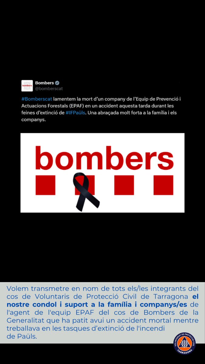 AV Protecció Civil TARRAGONA (@avpctarragona) on Twitter photo 