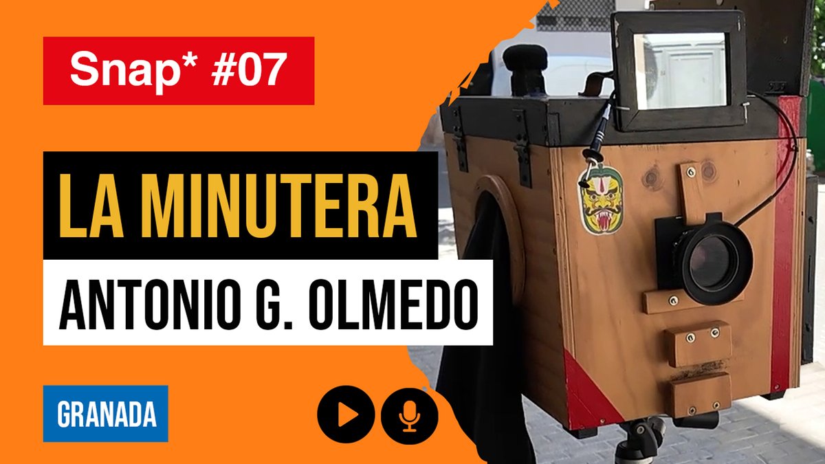 Snap  7: hablamos con Antonio Olmedo de La  Minutera Estudio, un proyecto que recupera el oficio del fotógrafo  minutero. Ya puedes ver el episodio completo en YouTube youtube.com/watch?v=265Ai_…