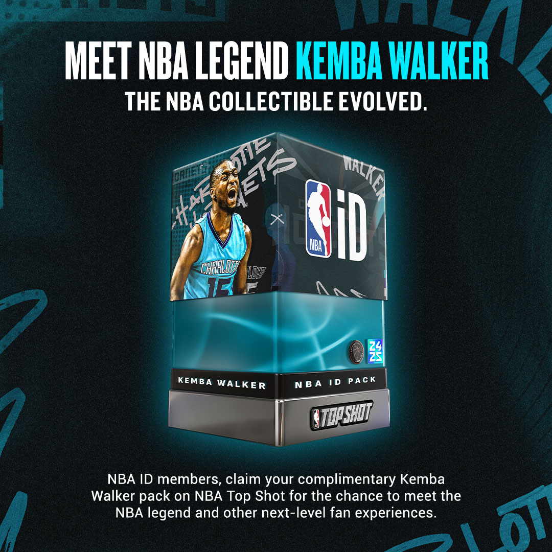 🚨NBA Top Shot and NBA ID are teaming up to give fans a unique chance to own a piece of Kemba Walker’s career — and potentially meet the legend himself 🔥

Celebrate Cardiac Kemba with an exclusive pack drop!

When you rip your pack, you’ll automatically be entered for the chance