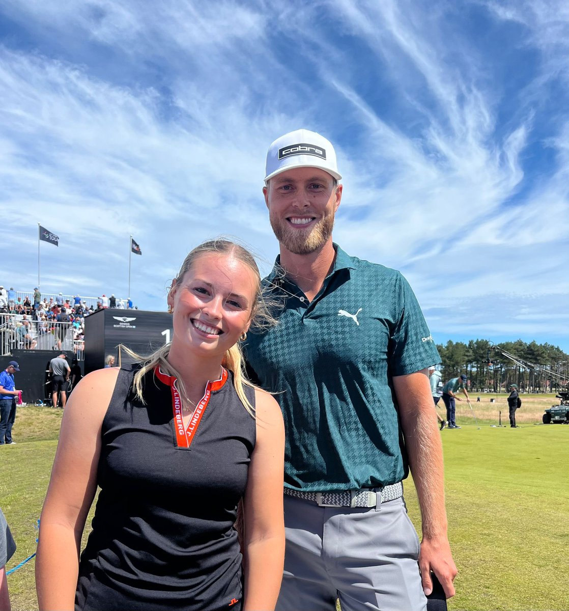 Campbell M Golf (@gocamelsmgolf) on Twitter photo Camels Jade Potter ‘27 and Jesper Svensson ‘19 at the <a href="/ScottishOpen/">Genesis Scottish Open</a> ! #RollHumps Camels Jade Potter ‘27 and Jesper Svensson ‘19 at the <a href="/ScottishOpen/">Genesis Scottish Open</a> ! #RollHumps